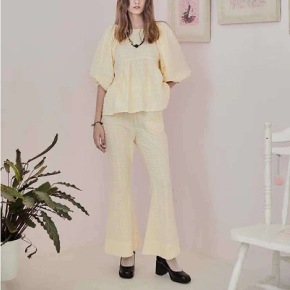 Unlogical Poem Peace Bee With You Yellow Textured Set - S/M